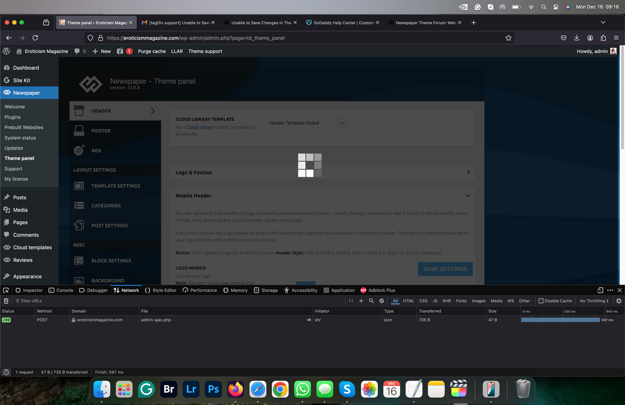 Inspect showing no error